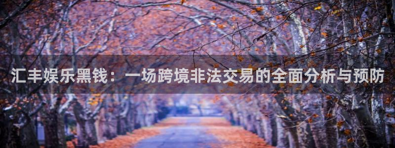 南宫NG体育合法嘛：汇丰娱乐黑钱：一场跨境非法交易的全面分析与预防