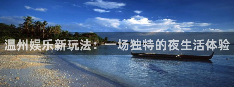 南宫NGvk：温州娱乐新玩法：一场独特的夜生活体验