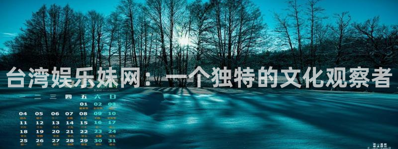 南宫NG电子游戏：台湾娱乐妹网：一个独特的文化观察者
